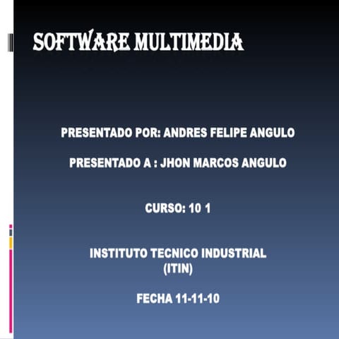 Software multimedia | PDF