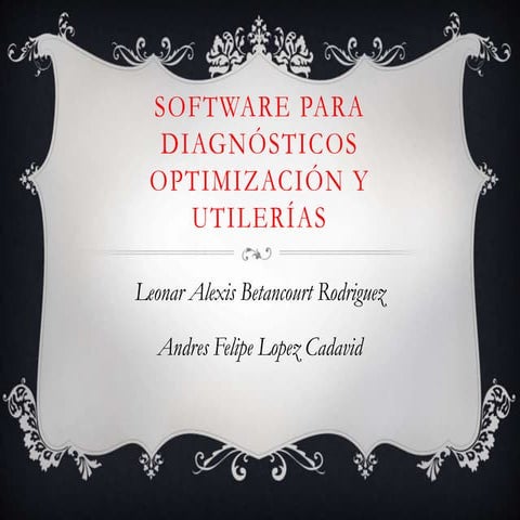 Software para diagnósticos 