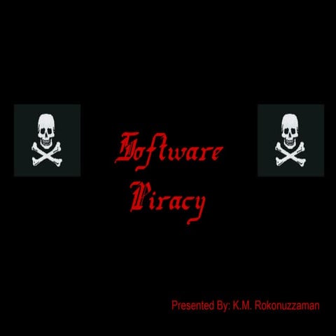 Software piracy