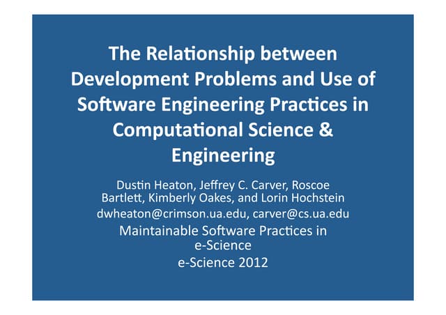 The Relationship Between Developmen...