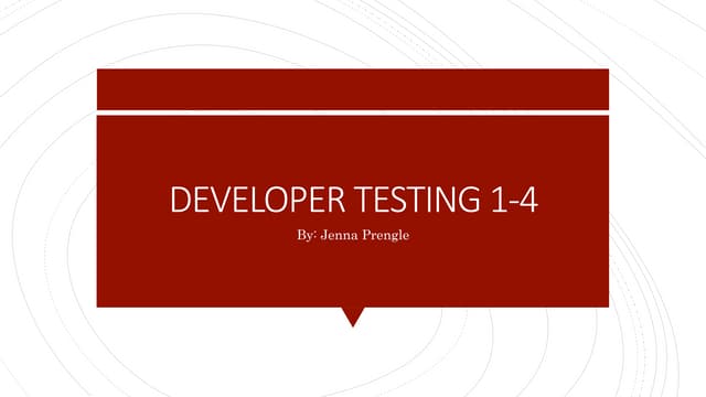 Software presentation