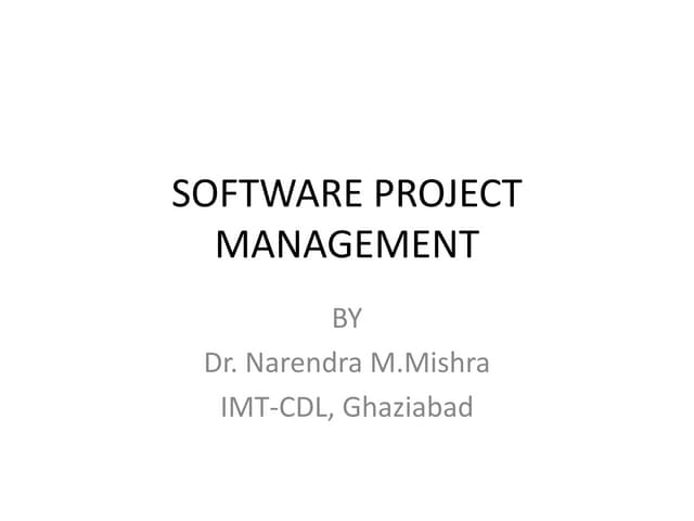 Software project management