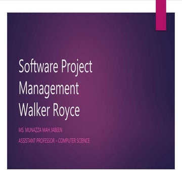 Software project management chapter 1 | PPTX | Computer Software and ...