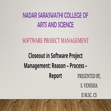 Software Project Management-Closeout-Reason-Process-Report.pptx