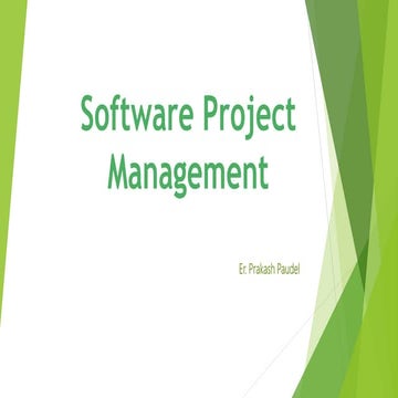 Software Project Management (SPM)