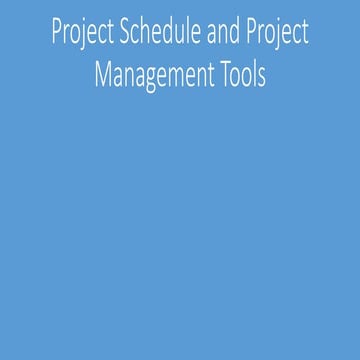 Software project management tools