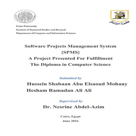 Software projects management system ( full documentation )