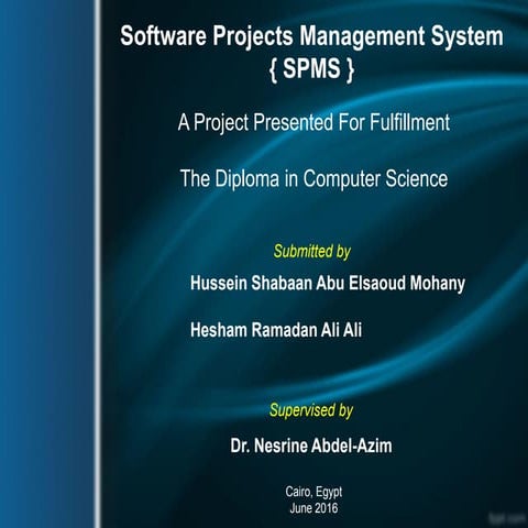 Software projects management system ( presentation)
