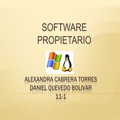 Software propietario
