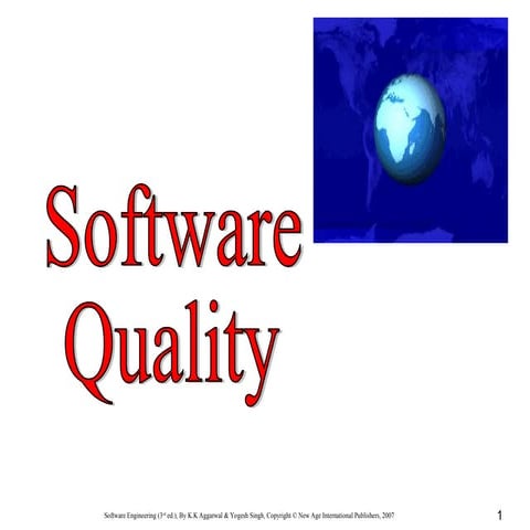 Software Quality (UNIT-III) 7766766556565