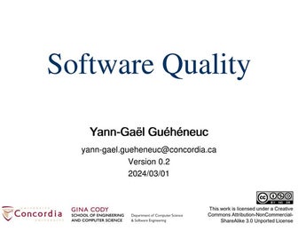 Consequences and Principles of Software Quality