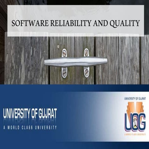 Software reliability 