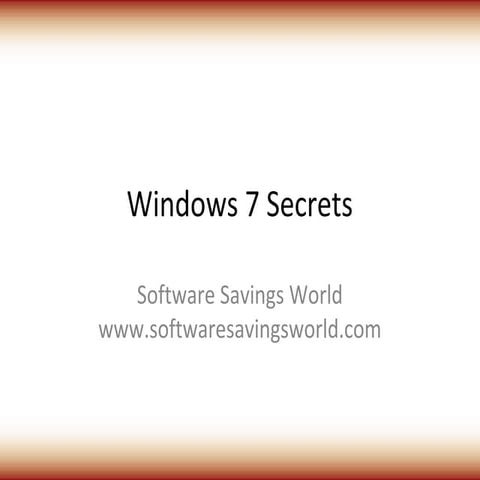 Windows 7 | PPTX