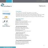 Software Solutions Data Sheet Template
