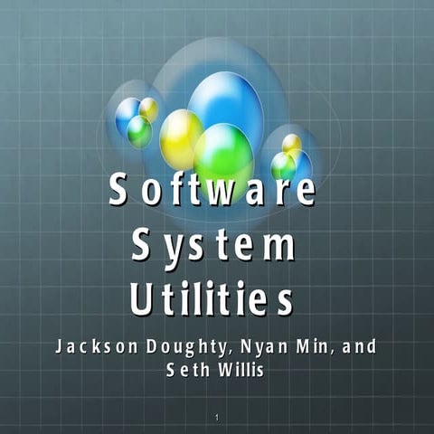 Software (system utilities)