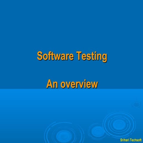 Softwaretesting