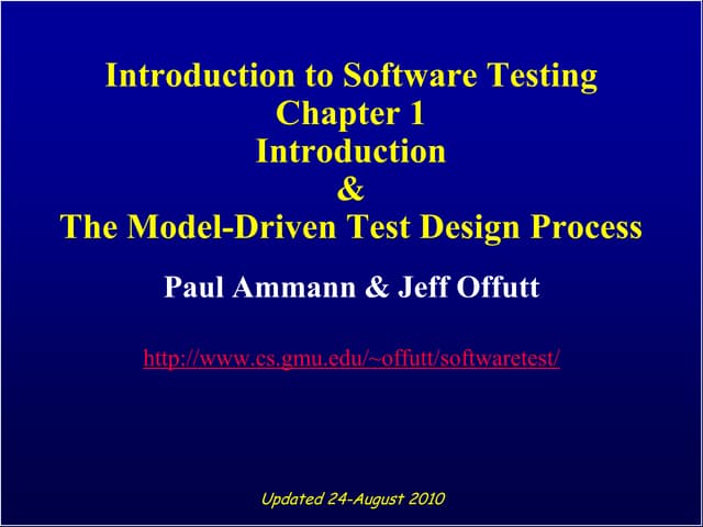 Software Testing Basics