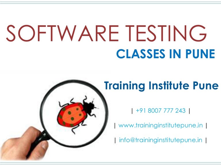 Software Testing Classes in Pune Training Institute Pune