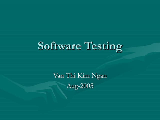 Software testing day1
