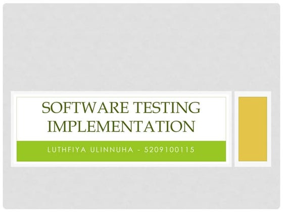 Software validation! | PPT