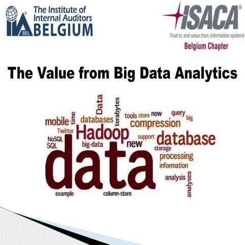 The value of big data analytics