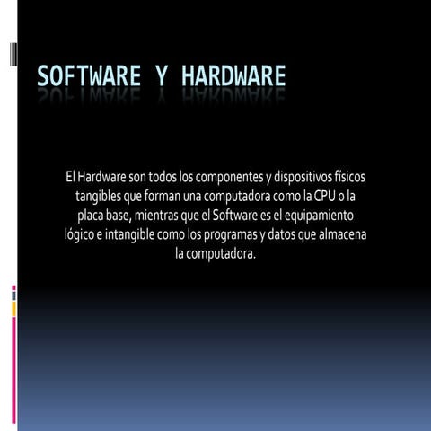 Software y hardware