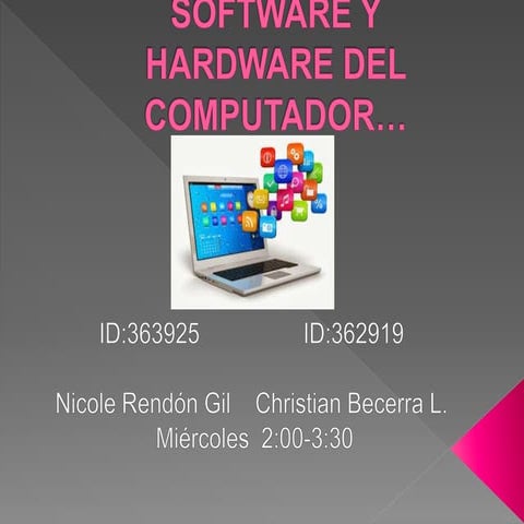 Software y hardware del computador