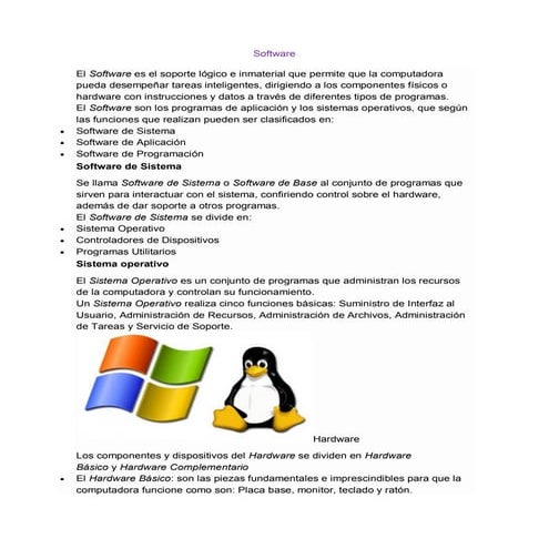Software y hardwear de slideshare
