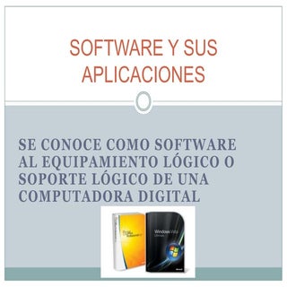 Software y sus aplicaciones