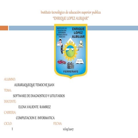 Software de  diagnostico