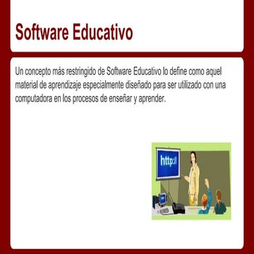 Sofware educativo