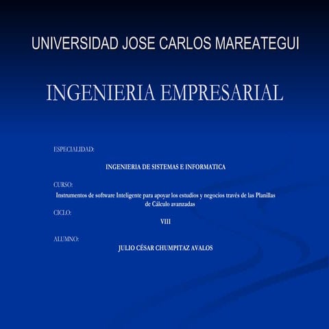 Sofware inteligentes para_calculos