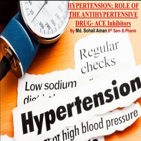 drugs used in hypertension;ACE Inhibitors