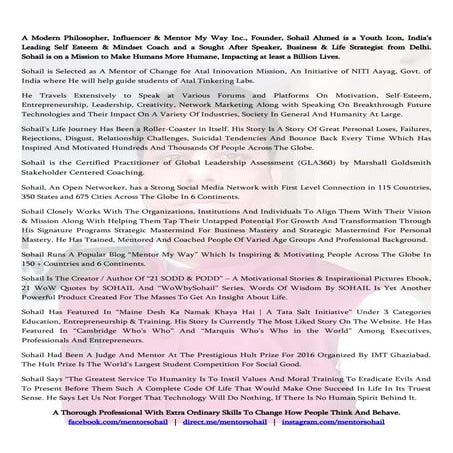 Sohail Ahmed Profile