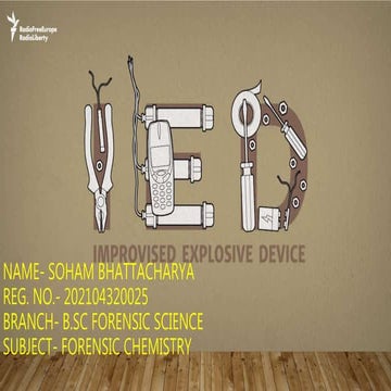 In-depth IED Awareness Training | PPTX