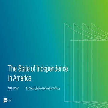 MBO Partners State of Independence 2019 