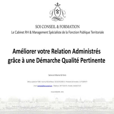 Soi conseil et formation qualité