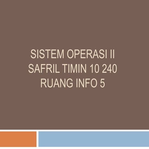 So ii, safril timin, 240 info 5