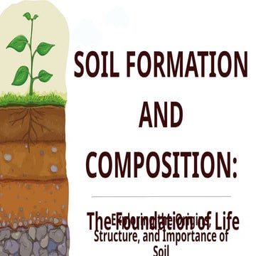 Soil in horizon 6 layers Exploring-Soil-Horizons--Earth-s-Underground-Layers....