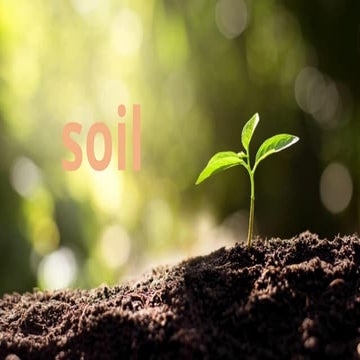 SOIL - Components, Types of Soil and Its Characteristics.pptx