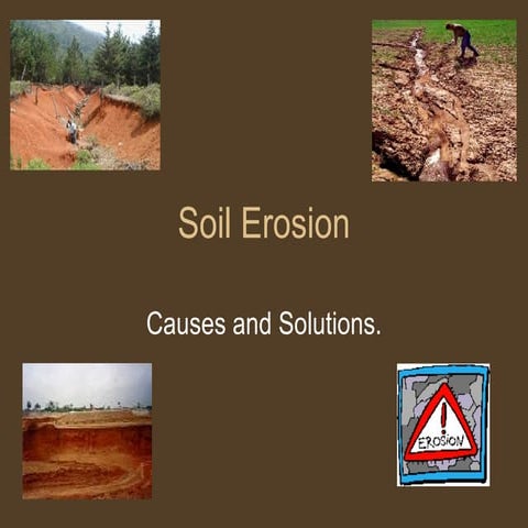 soil erosion