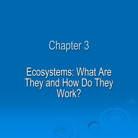 Soil and biomes and cycles ppt