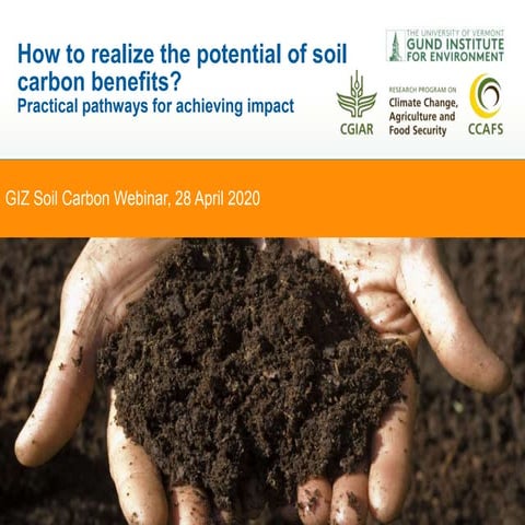 Soil carbon: Potentials recognized – but how to implement?