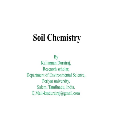Nature of soil formation and types