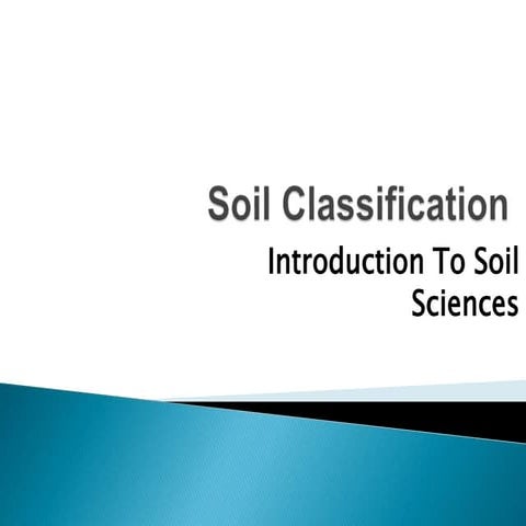 Soil classification
