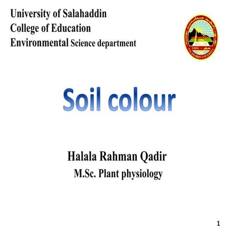 Soil colour