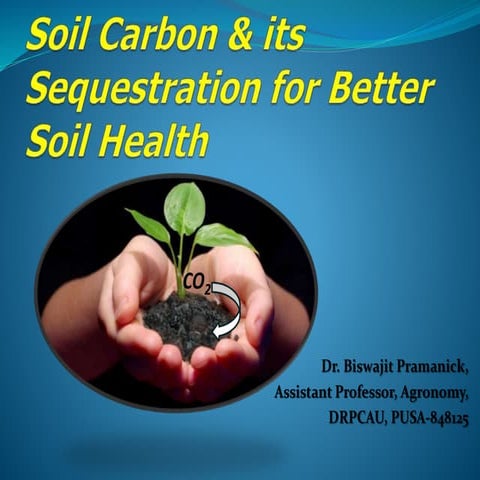 Soil Carbon & its Sequestration for Better Soil Health