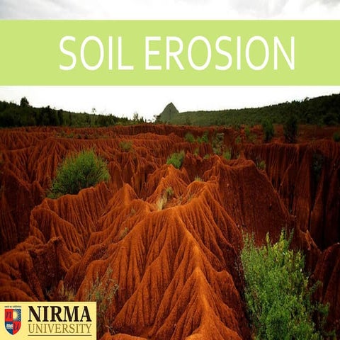 Soil erosion ENVIROMENT