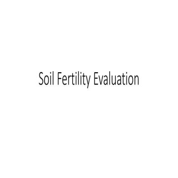 Soil Fertility Evaluation.pptx