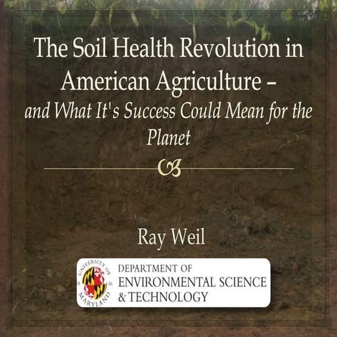 Soil health revolution in am ag pearlstone weil